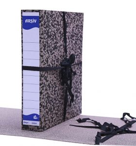 Arşiv Kapsüllü Bağcıklı Klasör Dar 20'Li