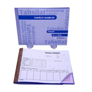 Tahsilat Makbuzu 2 Nüsha 12 Koçan