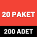 20 Paket-200 Adet