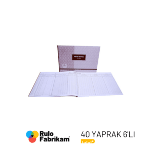 İmalat Defteri 40 Yaprak 6 Adet
