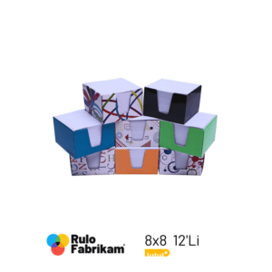 Küp Kağıdı 8 x 8 cm 500 Yapraklı 12 Kutu
