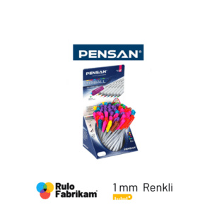Pensan Triball Tükenmez Kalem Renkli 60 Lı Stand