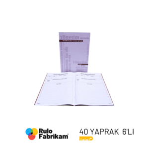 Yönetim Kurul Karar Defteri 40 Yp 6 Adet