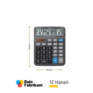 Gıpta Hesap Makinesi 12 Hane Masa Tipi