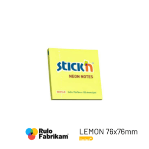 Gıpta Postit 76x76 Neon Lemon 100 Yaprak