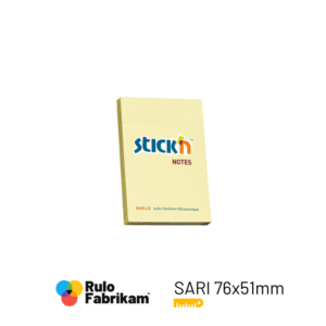 Gıpta Postit 76x51 Pastel Sarı 100 Yaprak