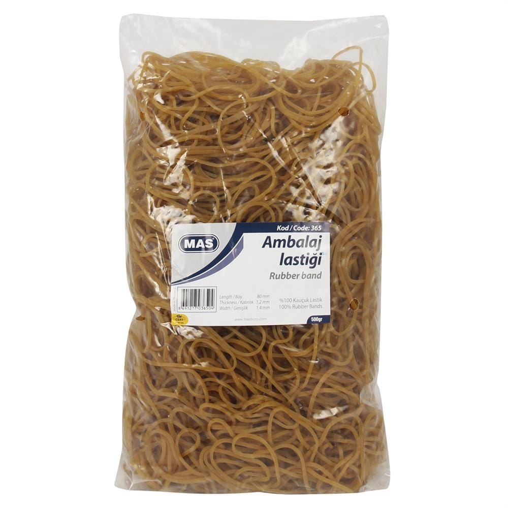 Mas Ambalaj Lastiği 80/50mm %100 Kauçuk 500gr