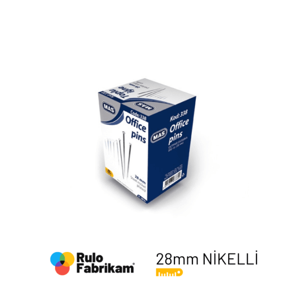 Mas Toplu İğne 500Gr Nikelli 28mm