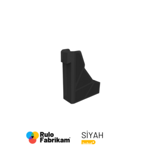 Mas Solid Geniş Magazinlik Siyah