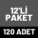 12 Paket - 120 Adet