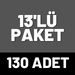 13 Paket - 130 Adet