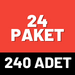 24 Paket-240 Adet