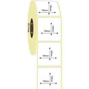 100mm x 100mm Termal Etiket