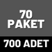 70 Paket - 700 Adet