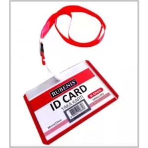 Rubenis Ipli Yaka Kartı Kırmızı