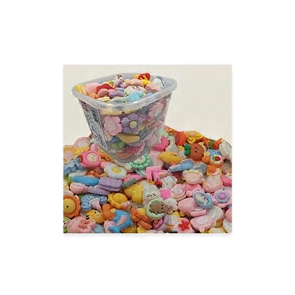 3027 Plastık 3D Mını Kendınden Yapıskanlı Aksesuar 200'lü