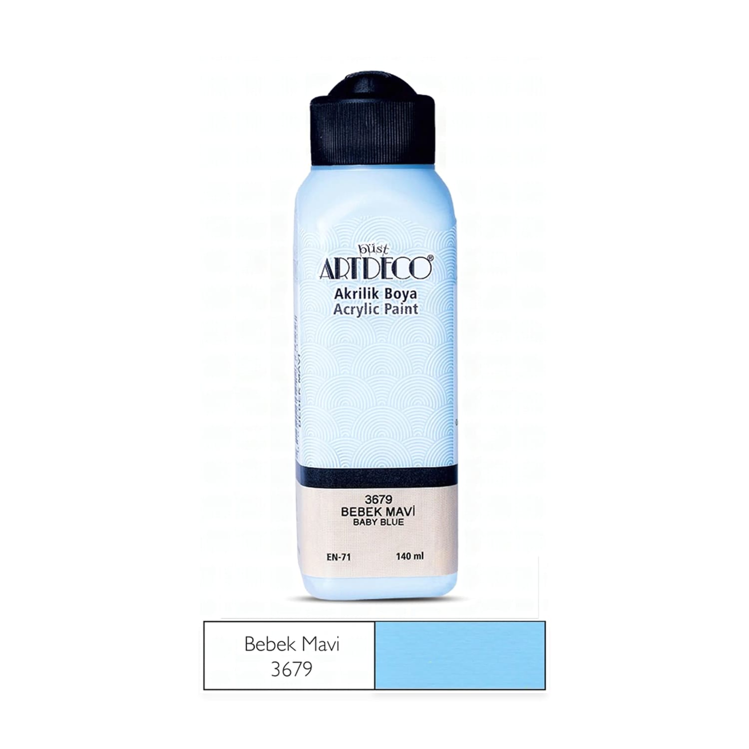 Artdeco Akrilik Boya Bebek Mavi 140ml 3679 Artdeco Akrilik Boya Bebek Mavi 140ml 3679