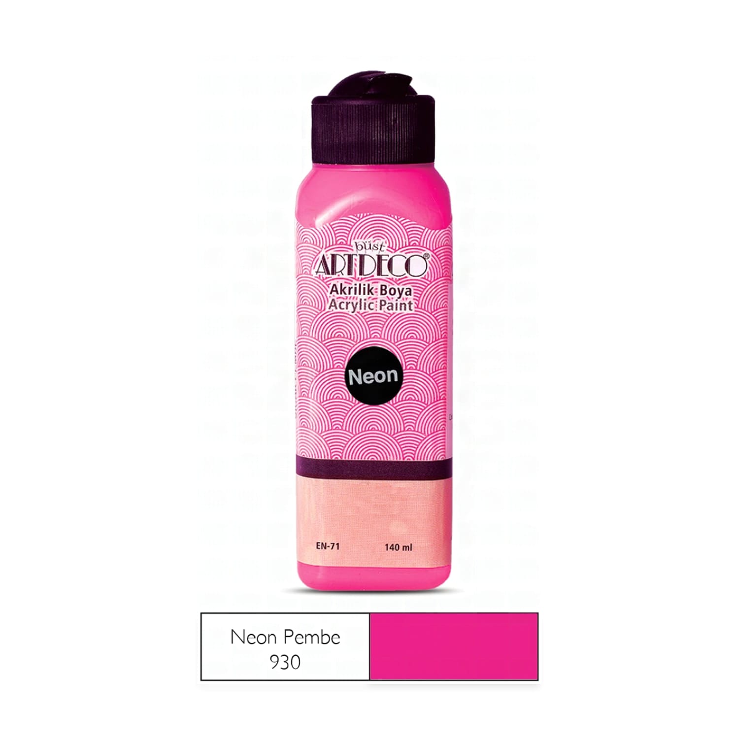 Artdeco Akrilik Boya Neon Pembe 140ml 930 Artdeco Akrilik Boya Neon Pembe 140ml 930