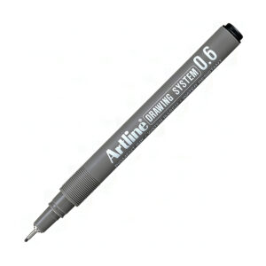 Artline Çizim Kalemi 0.6 Siyah Drawing System