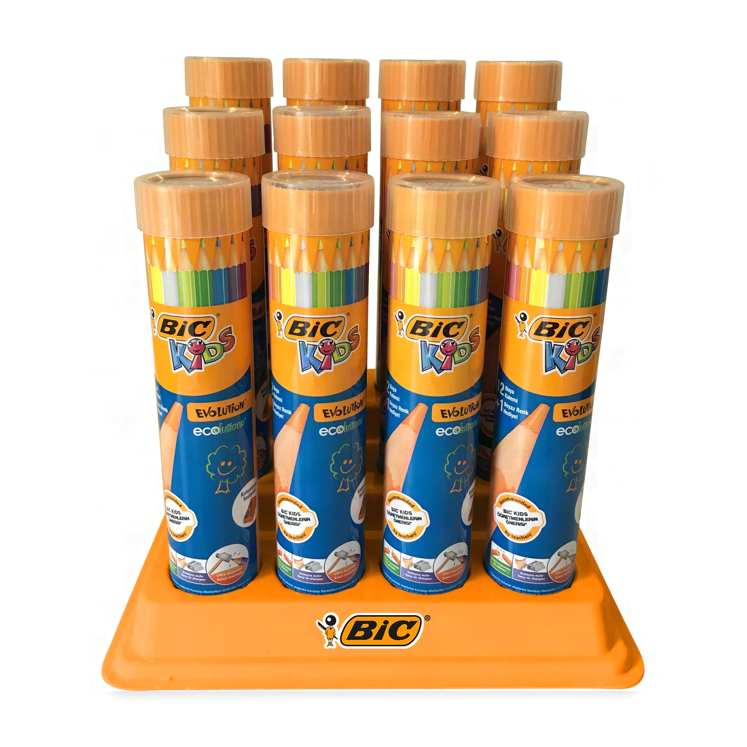 Bic Kuru Boya Kalemi Evolutıon 12+1 Renk Metal Tüp Bic Kuru Boya Kalemi Evolutıon 12+1 Renk Metal Tüp