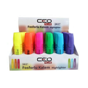 Ceo Fosforlu Kalem Kulplu 24'lü Stand