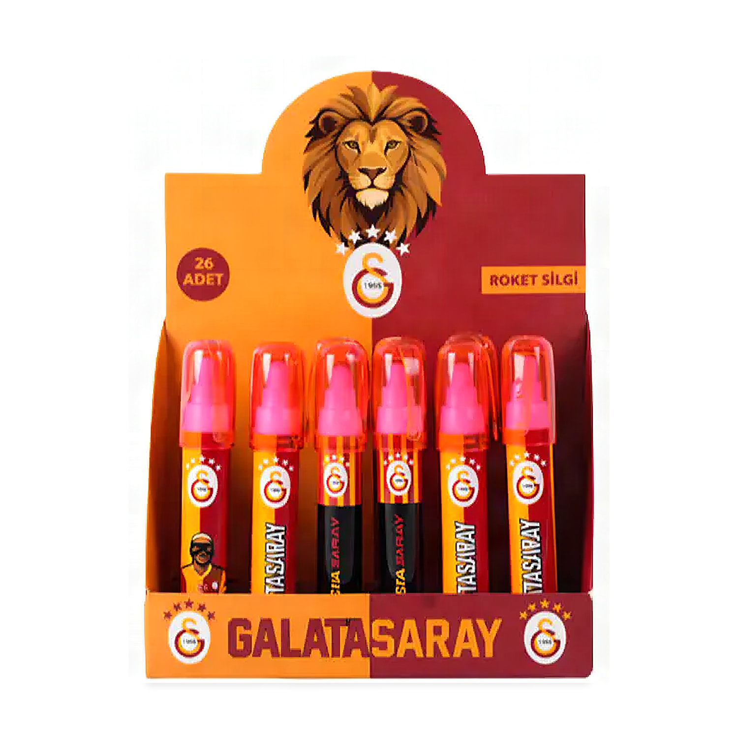 Galatasaray Roket Silgi 24'lü Kutu Galatasaray Roket Silgi 24'lü Kutu