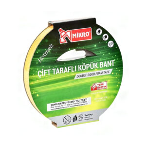 Mikro BNT-202 18MMx5mt Çift Tar. Köpük Bant 16'lı