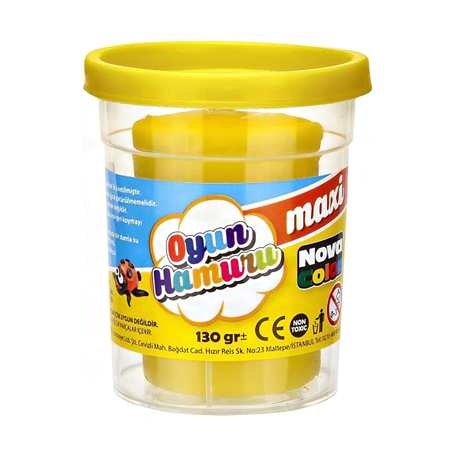 N.color Oyun Hamuru Sarı 100 gr N.color Oyun Hamuru Sarı 100 gr