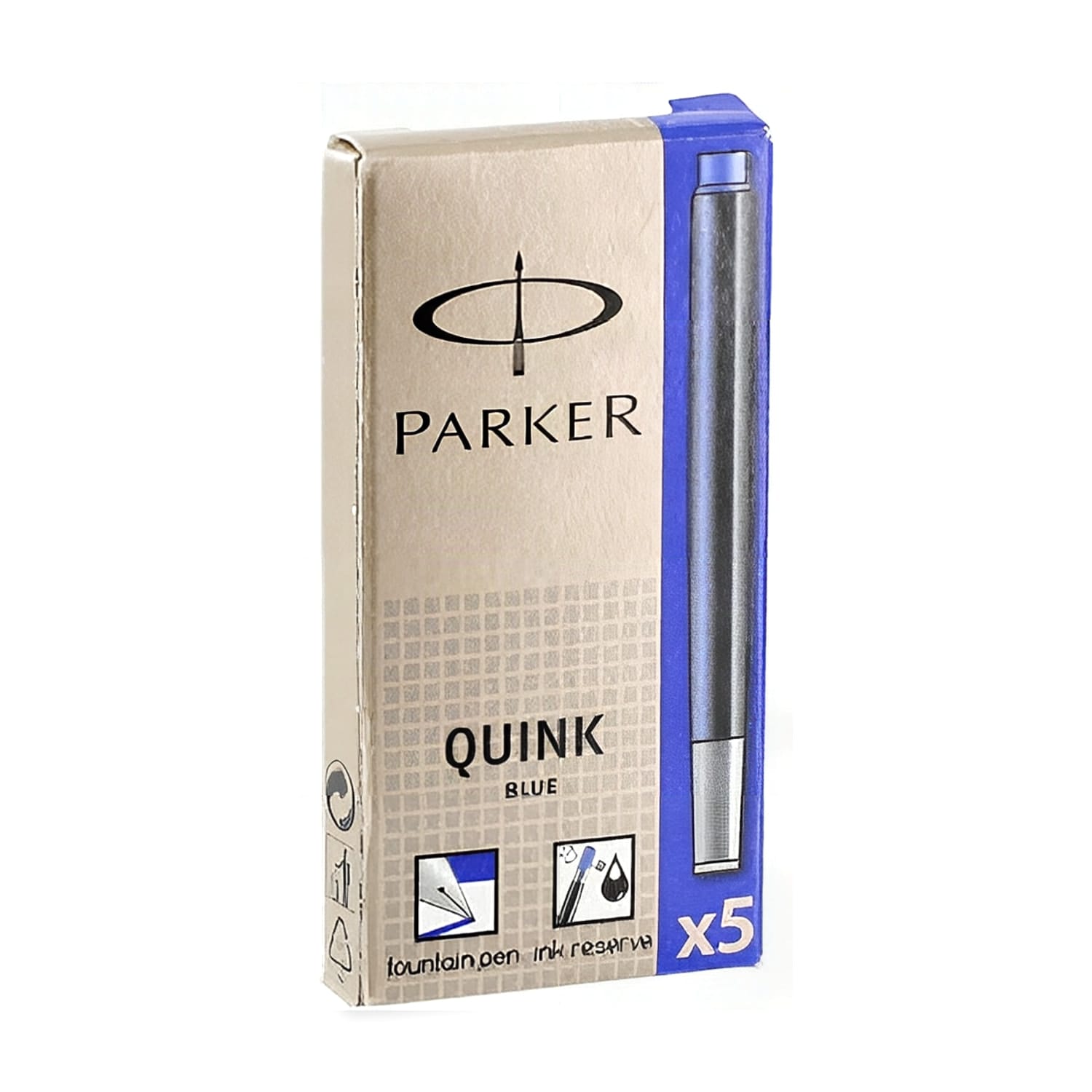 Parker Quınk Kartuş Refil 5'li Mavi Parker Quınk Kartuş Refil 5'li Mavi