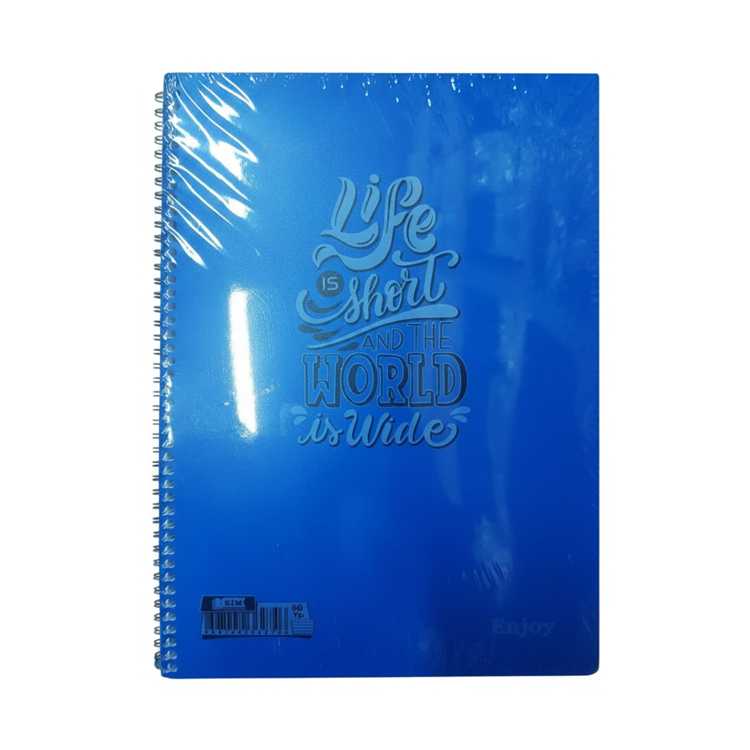Sim Enjoy A4 96/1 Plastik Kapak Spiralli Defter Çizgili Sim Enjoy A4 96/1 Plastik Kapak Spiralli Defter Çizgili